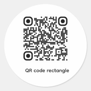 Adesivo com teste de código QR
