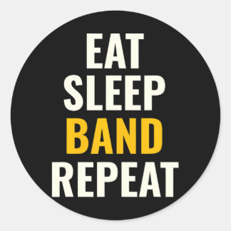 Adesivo Coma a Banda do sono Repita o acampamento da Banda
