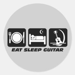 Adesivo Coma a guitarra do sono