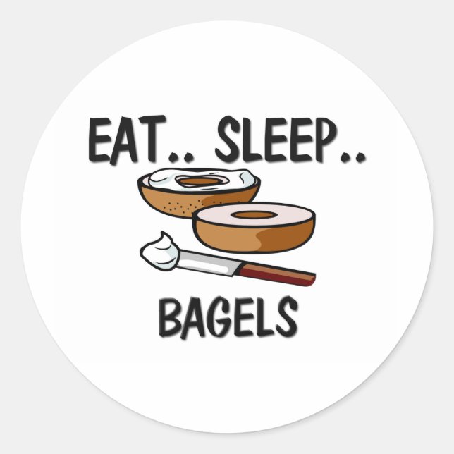 Adesivo Coma BAGELS De Sono (Frente)