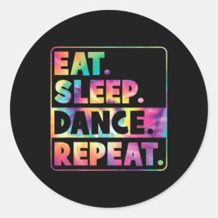 Adesivo Coma dança de sono Repete dança dança dança de dan