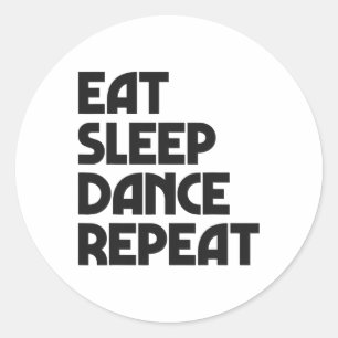 Adesivo Coma dança do sono Repetir dança Meninos Dançando 