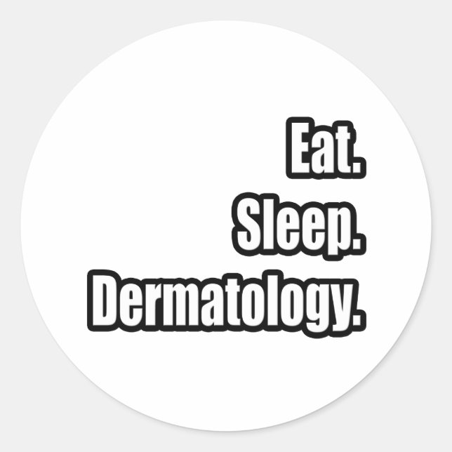 Adesivo Coma. Durma. Dermatologia. (Frente)