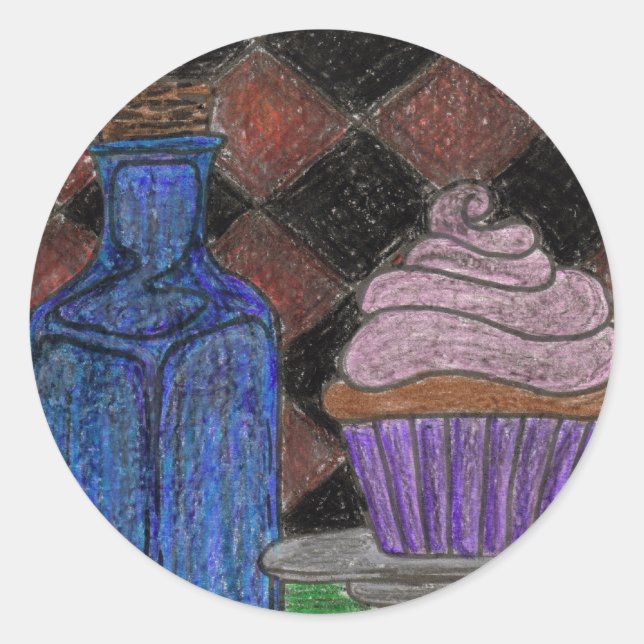 Adesivo Coma-Me. Beba-me. (Frente)