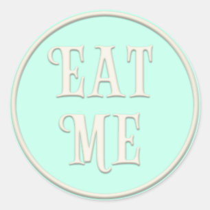 Adesivo "Coma-Me" Festa de Tea Maravilha Rapariga Pastel G