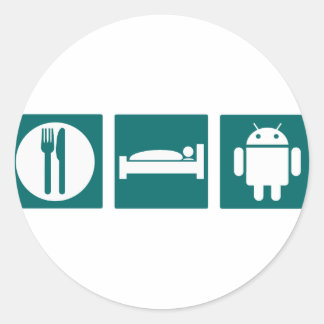 Adesivo Coma o Android do Sono