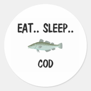 Adesivo Coma o BACALHAU do sono