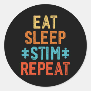 Adesivo Coma O Sono Repetidamente Stimming Autism Sensibil