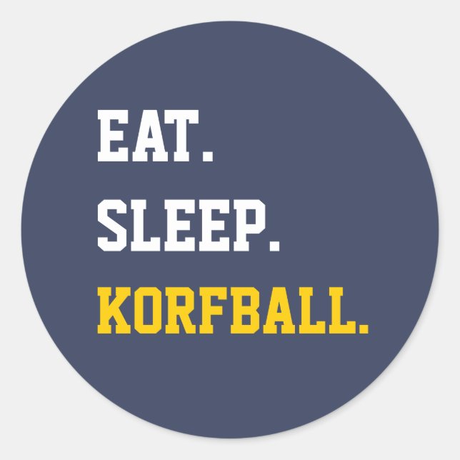 Adesivo Coma Sleep Korfball (Frente)