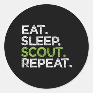 Adesivo Coma Sleep Scout Repete Cub Love Scoub Líder