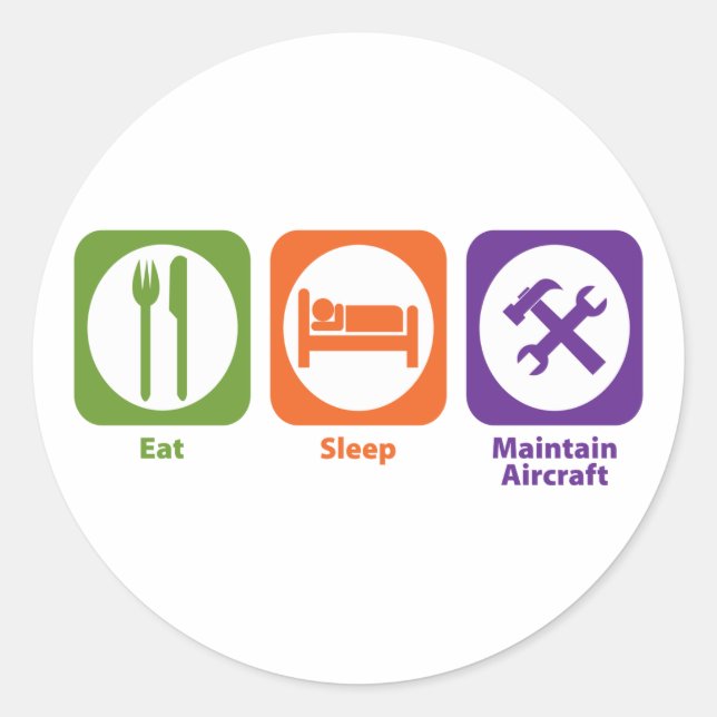 Adesivo Coma Sono Manter Aeronave (Frente)