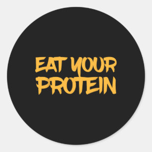 Adesivo Coma Sua Proteína Proteína Construção Músculo Fitn