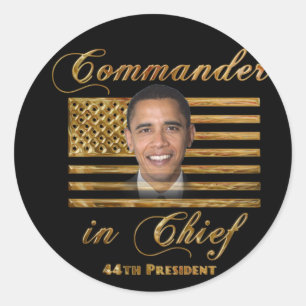 Adesivo Comandante Chefe, Barack Obama