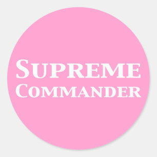 Adesivo Comandante supremo presentes