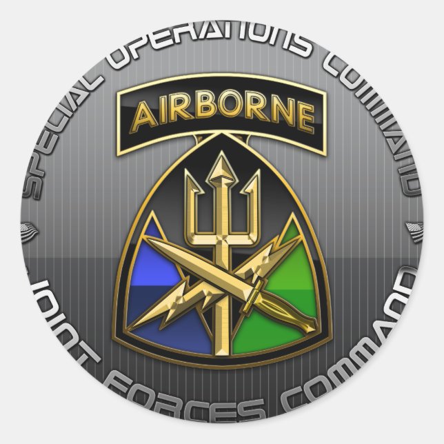 Adesivo Comando das Forças Conjuntas SOC CSIB+SSI (Frente)