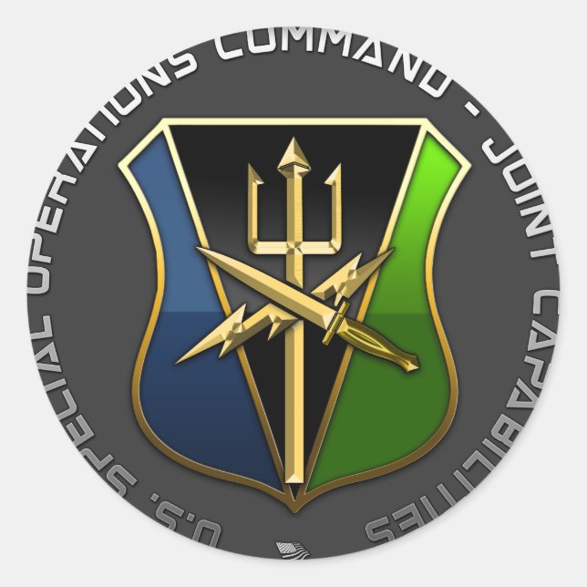 Adesivo Comando de Operações Especiais - Recursos Conjunto (Frente)