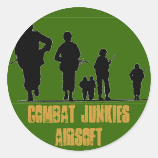 ADESIVO COMBAT JUNKIES AIRSOFT