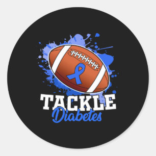 Adesivo Combate à Diabetes Azul Diabéticos Tipo 1 Guerra d