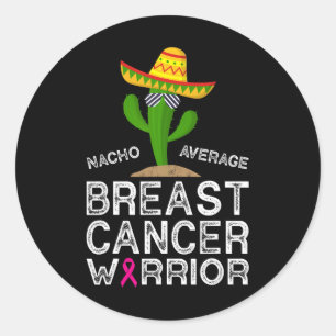 Adesivo Combate ao Cancer da Mama Suporta Luta Engraçada p