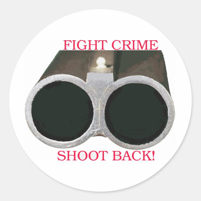 Adesivo Combate ao Crime (Frente)