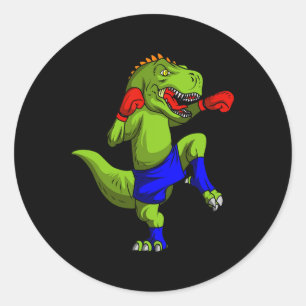 Adesivo Combatente de Muay Thai Mma T-rex Arte Marcial Mis