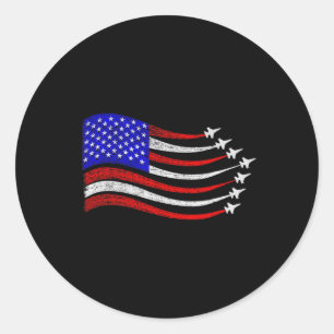 Adesivo Combatente Patriótico Americano Jets Sinalizador U