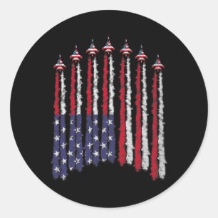 Adesivo Combatente Patriótico Americano Jets Sinalizador U