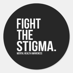 Adesivo Combater A Consciência Mental Stigma 2
