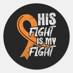 Adesivo Combater a Minha Luta Contra A Leucemia Cancer Sen
