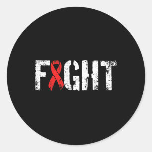 Adesivo Combater o Câncer no Sangue - Fita Vermelha de Con