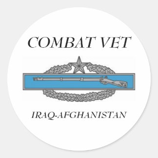 Adesivo CombatInfBadge2Awd, COMBAT VET, IRAQUE-AFEGANISTÃO