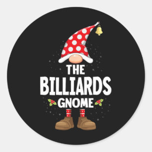 Adesivo Combinação de Natal Pajama The Billiards Gnomo
