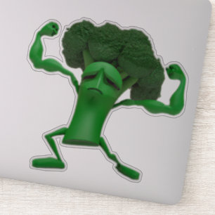 Adesivo Combinação divertida do Broccoli Sticker - Persona