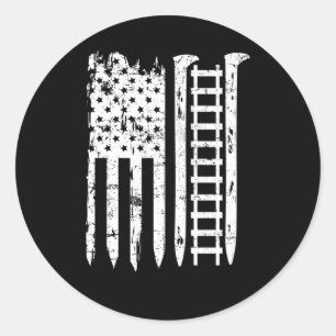 Adesivo Comboio De Bandeira Americano Para Transporte Ferr