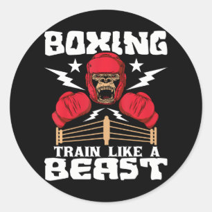Adesivo Comboio De Boxin Como Um Kickboxer De Beast