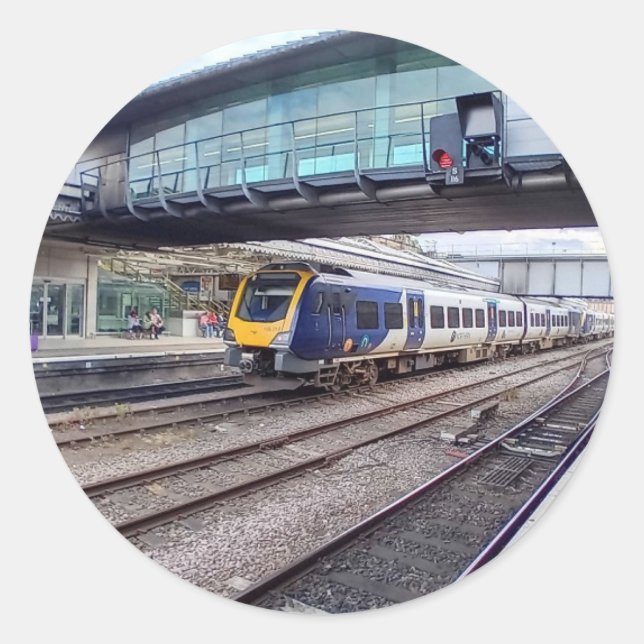 Adesivo Comboio, estação de Sheffield (Frente)