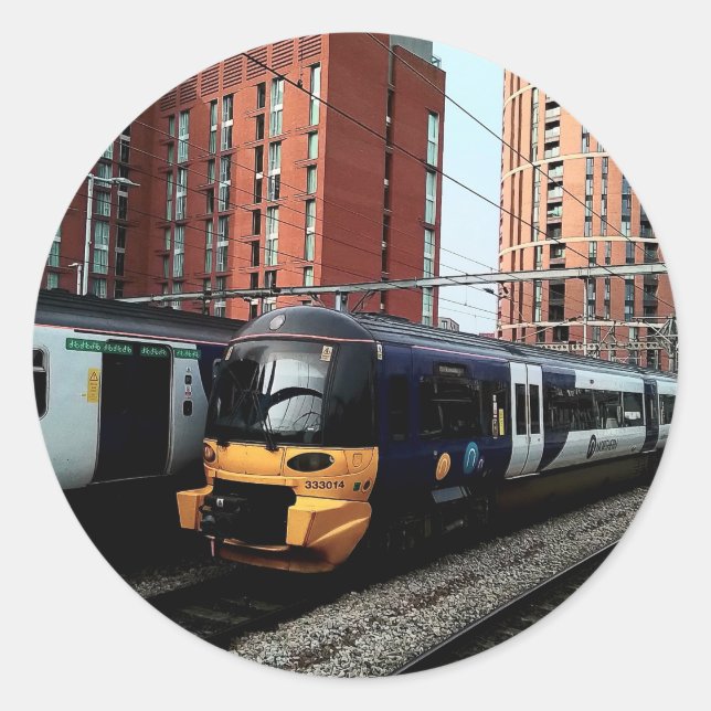 Adesivo Comboio na estação (Frente)