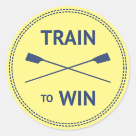 Adesivo Comboio para conquistar o esporte citando motivaçã