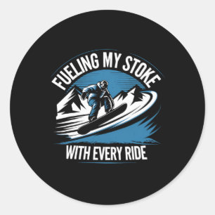 Adesivo Combustível Para A Minha Bala Todos Os Snowboarder