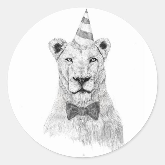 Adesivo Comece a festa (Frente)