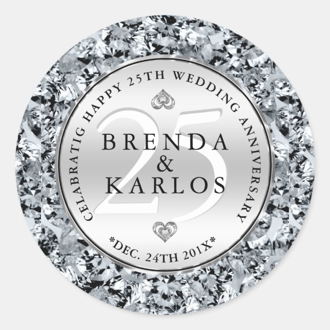 Adesivo comemoração do 25 (Frente)