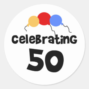 Adesivo Comemorando 50