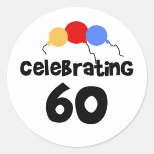 Adesivo Comemorando 60
