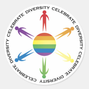 Adesivo Comemore a diversidade