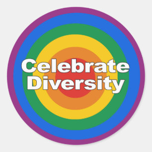 Adesivo Comemore a diversidade 2
