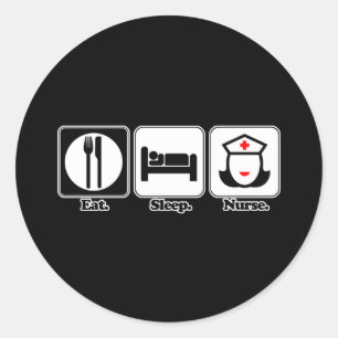 Adesivo comer dormir cuidar