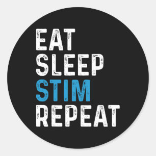 Adesivo Comer Dormir Estimular Repetir Estimulação Consciê
