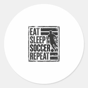 Adesivo Comer Dormir Futebol Repetir Camisa de Jogador Vin