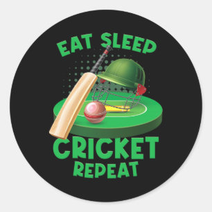 Adesivo Comer Sono Críquete Críquete Vintage Ll Jogo Campo