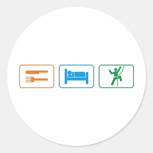 Adesivo comer sono - escalar rock (Frente)